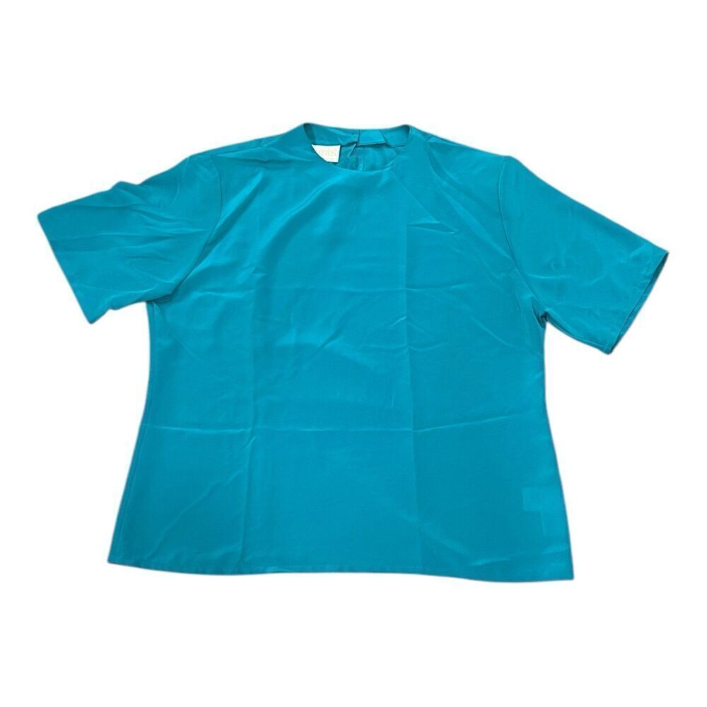 Sophisticates by Pendleton Teal Vintage Blouse 16